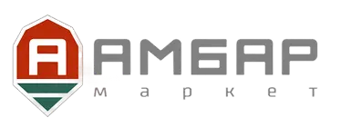 Логотип продуктового маркету Амбар в ТЦ Грушевський.